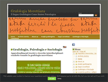 Tablet Screenshot of grafologiamorettiana.it